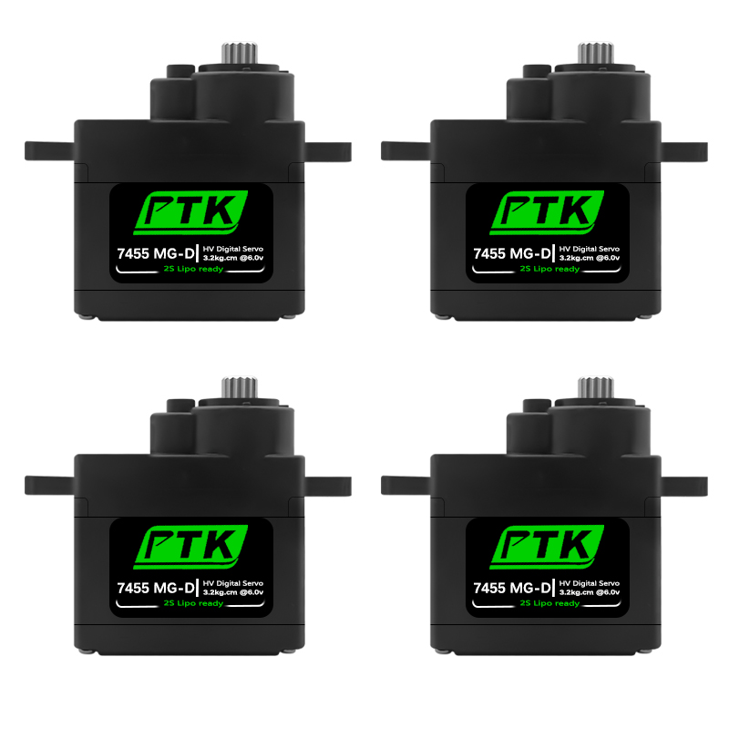 Rc Hobby Shops - Цифровой сервопривод PTK 7455MG-D 12г с