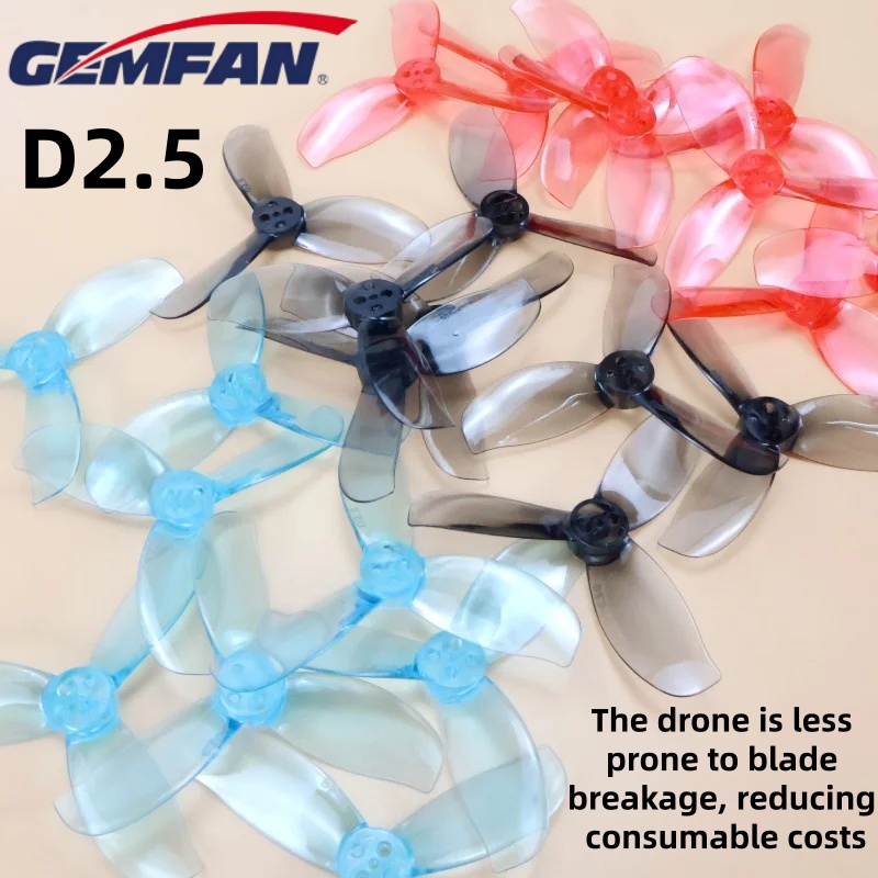 Rc Hobby Warehouse - Пропеллеры Gemfan D2.5 FPV, 8 шт.,