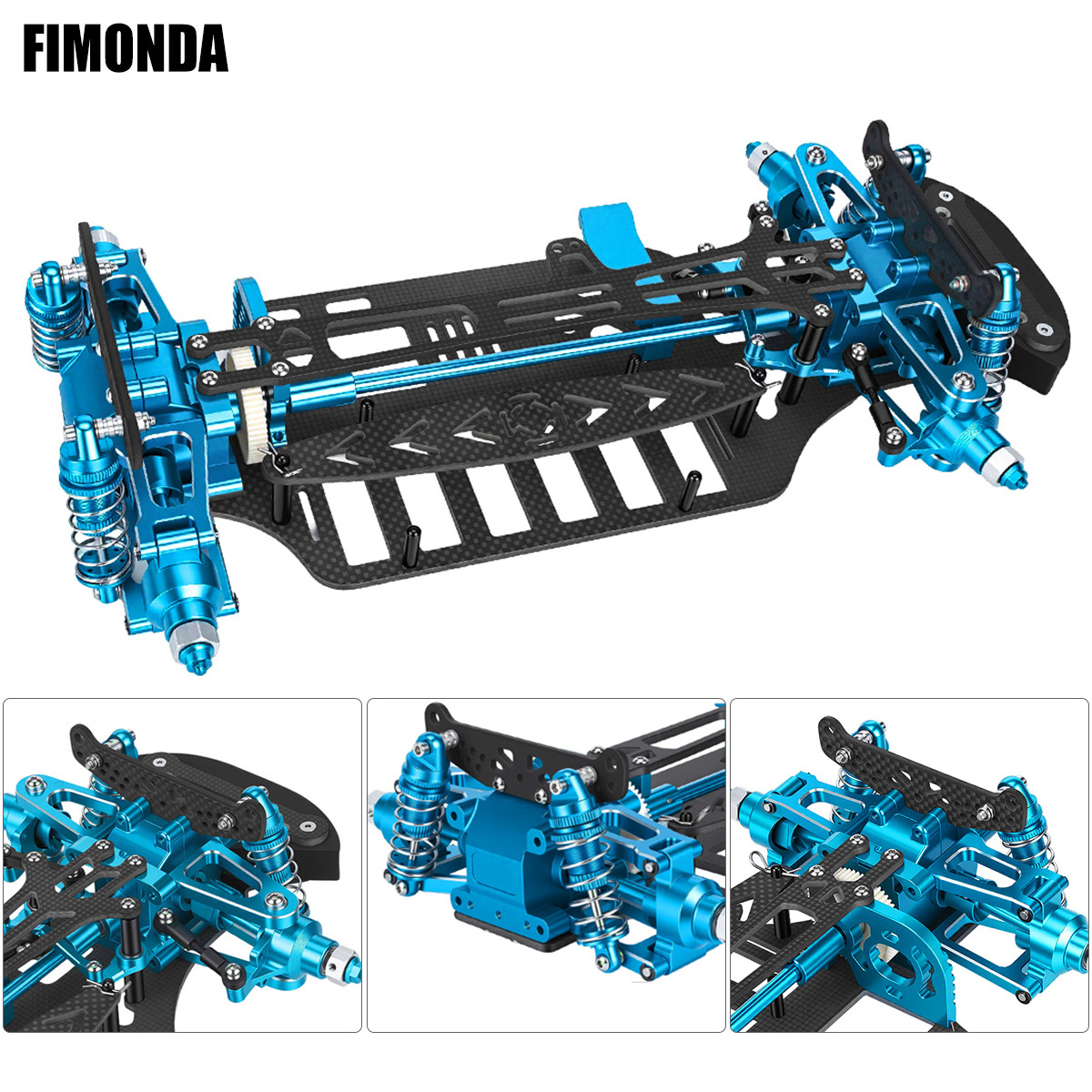 Shock Absorber Rc - Комплект шасси из алюминия и карбона