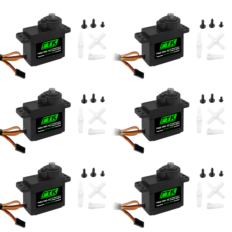Rc Hobby Shops - Цифровой сервопривод PTK 7452 MG-D 9г