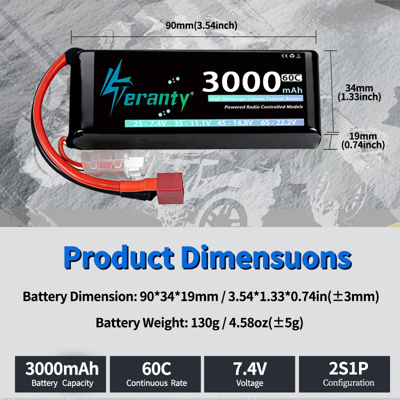 Аккумулятор LiPo TERANTY 2S 30 – обзор и цена Rc Hobby Model