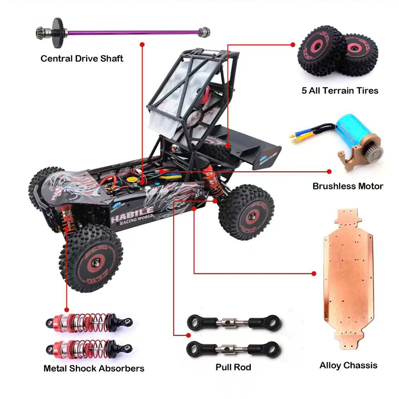 75 км/ч WLtoys 124016 V8 RC Ав – обзор и цена Rc Hobby Grade Drift Car