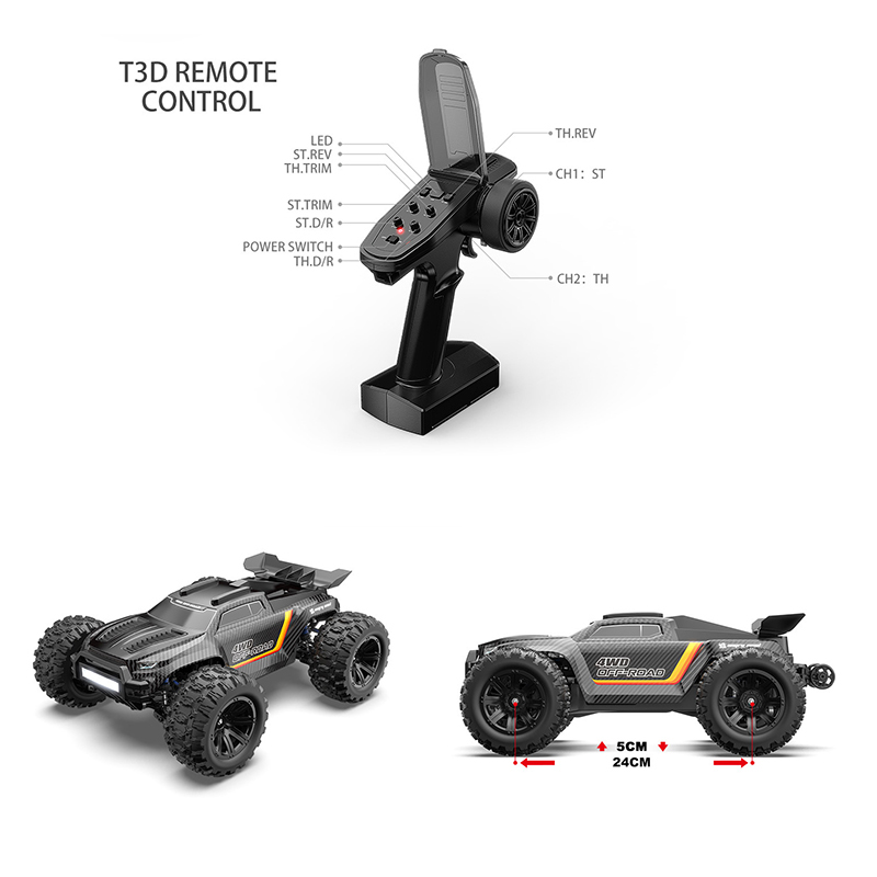 12212 1/12 MJX Бесколлекторный – обзор и цена Rc Hobby Monster Truck