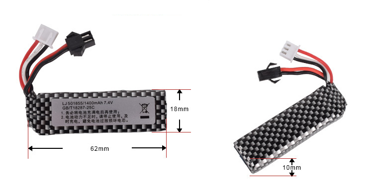 7,4 v 1400 мА/ч, 25C 501855 Li – обзор и цена Rc Hobby Parts