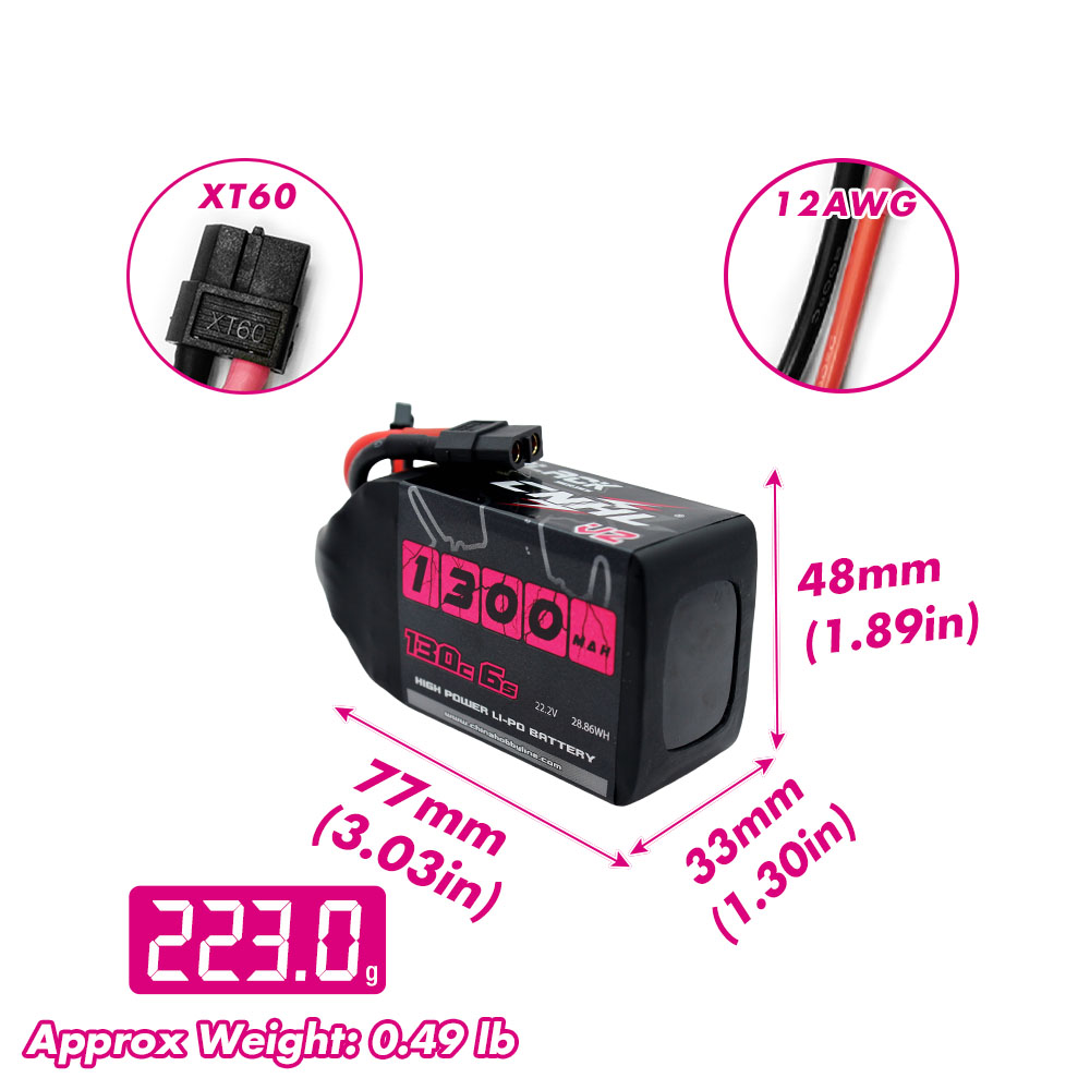 2 шт. LiPo аккумуляторы CNHL 6 – обзор и цена Rc Hobby Fly Store