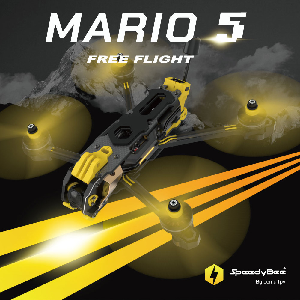 SpeedyBee Mario 5 Frame 5-дюйм – обзор и цена Rc Hobby Fly Store