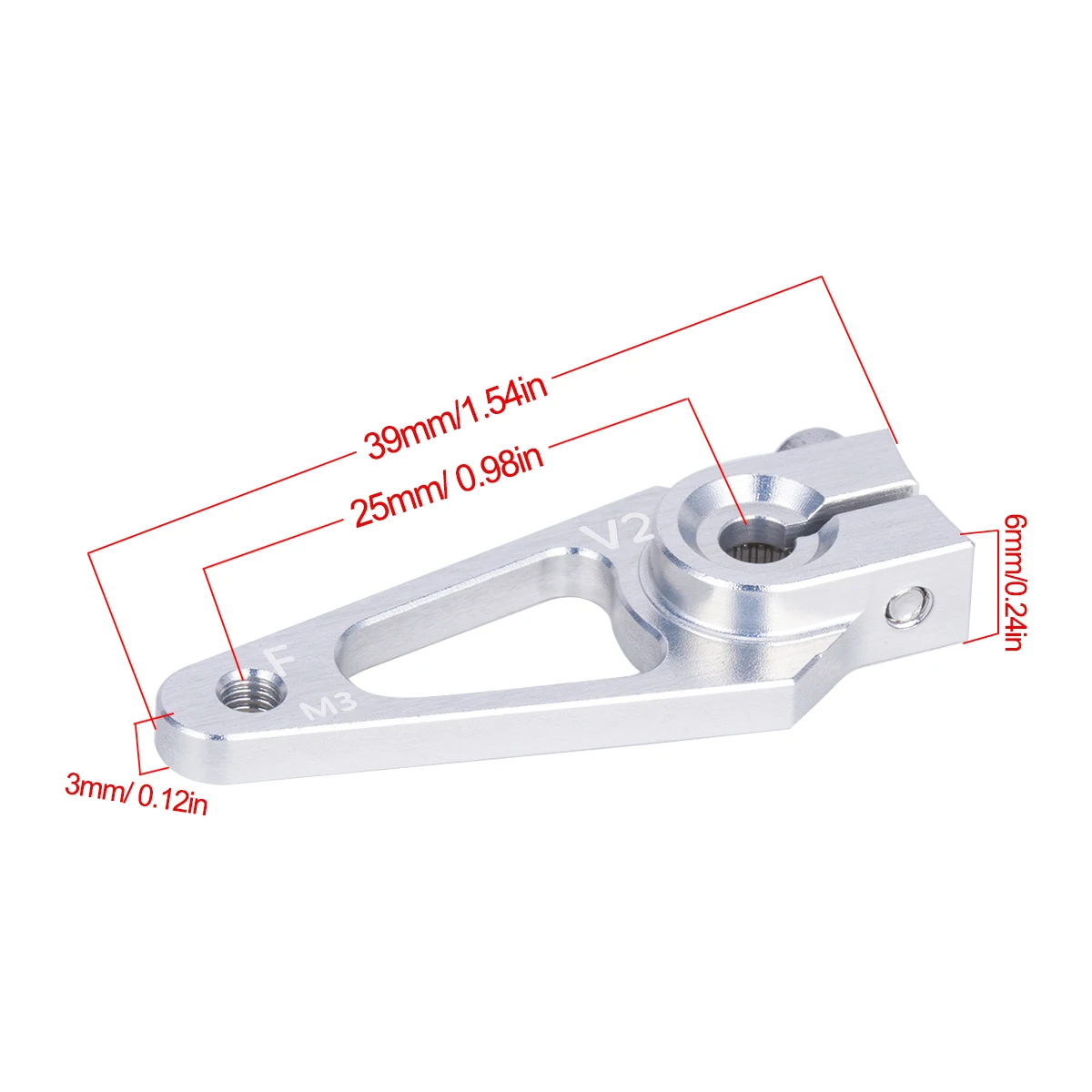 39 мм M3 7075 Алюминий 25T Сер – обзор и цена Rc Hobby Shops