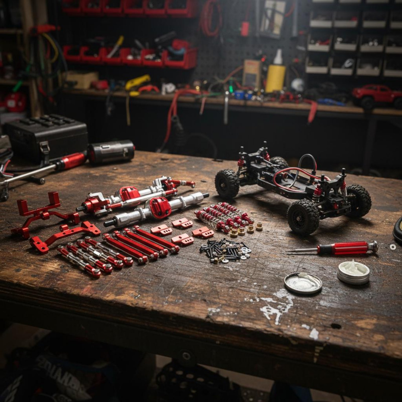 Комплект из 6 анодированных ко – обзор и цена Shock Absorber Rc